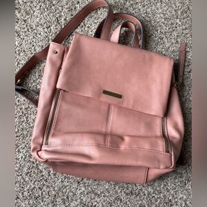 FRYE AND CO. Blush Pink  Leather Backpack